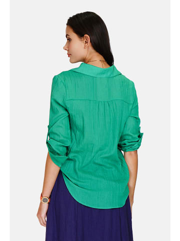 Le Jardin du Lin Linnen blouse groen