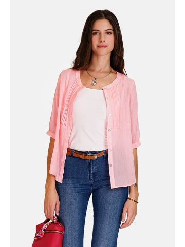 Le Jardin du Lin Leinen-Bluse in Rosa