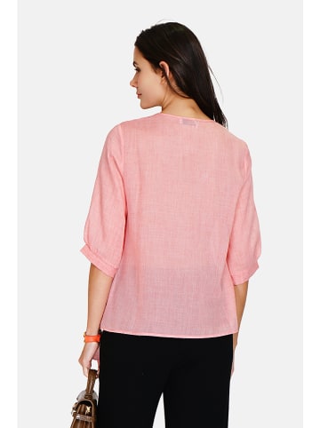 Le Jardin du Lin Linnen blouse lichtroze