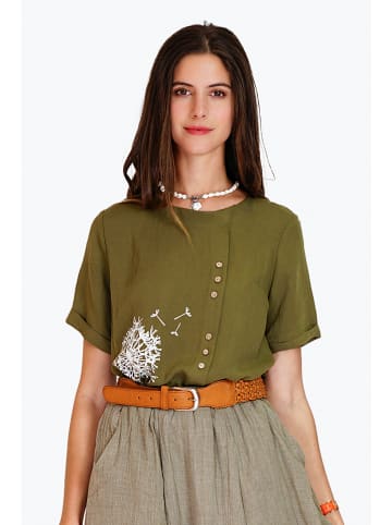 Le Jardin du Lin Shirt in Khaki