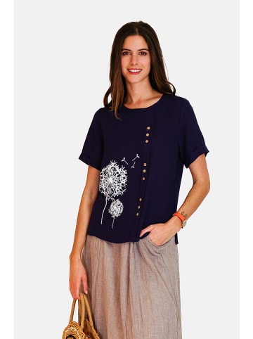 Le Jardin du Lin Shirt in Dunkelblau