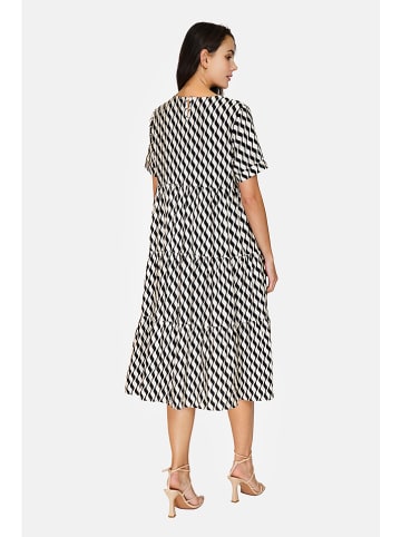 Le Jardin du Lin Kleid in Schwarz/ Weiß