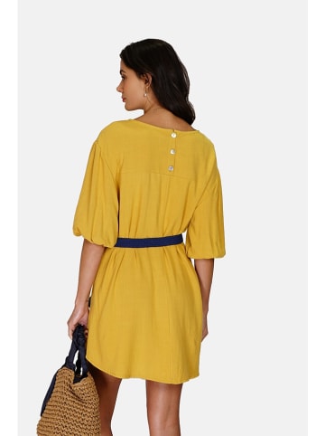 Le Jardin du Lin Sukienka w kolorze żółtym