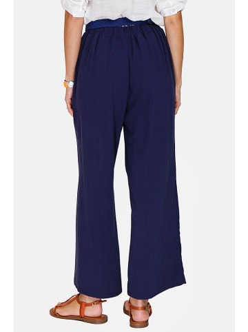 Le Jardin du Lin Broek donkerblauw