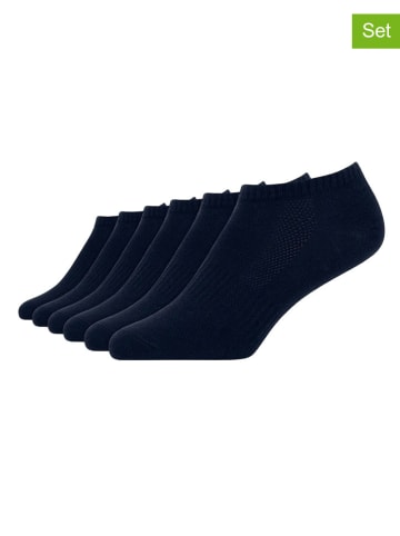 SNOCKS 6-delige set: sokken donkerblauw