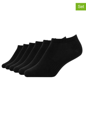 SNOCKS 6-delige set: sokken zwart