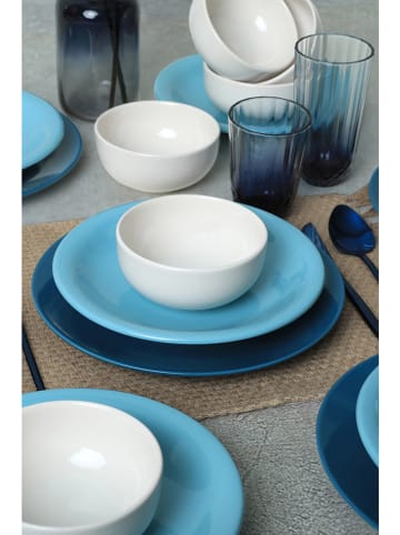Hermia 18-delig combiservies blauw/lichtblauw/wit