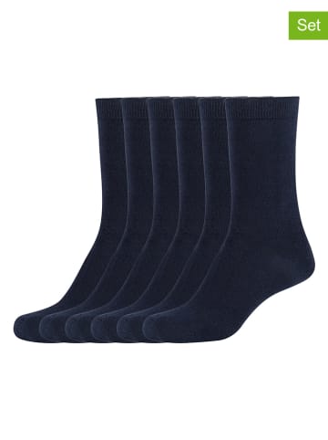 s.Oliver 6er-Set: Socken in Dunkelblau