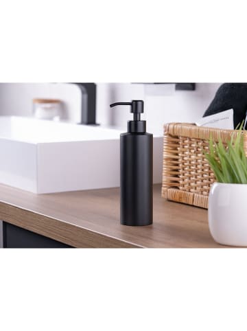 Fackelmann Dozownik mydła w kolorze czarnym - 350 ml