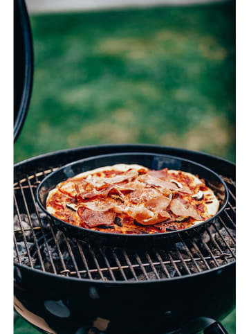 Fackelmann Pizzablech in Schwarz - Ø 32 cm