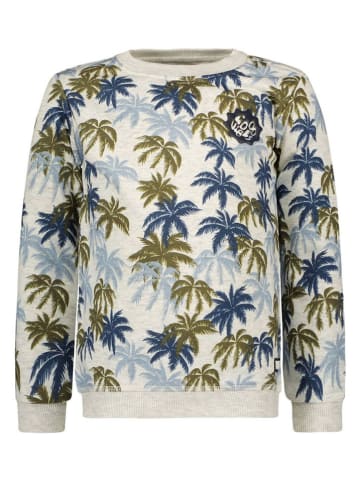 Like Flo Sweatshirt in Creme/ Khaki/ Dunkelblau