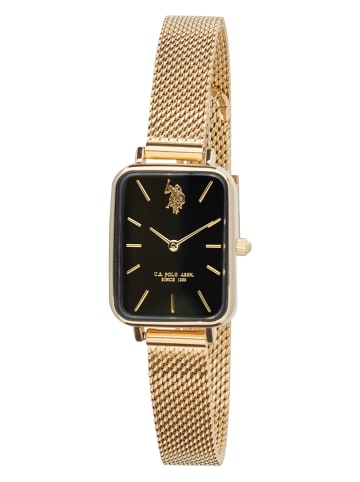 U.S. Polo Assn. Zegarek kwarcowy w kolorze złoto-czarnym