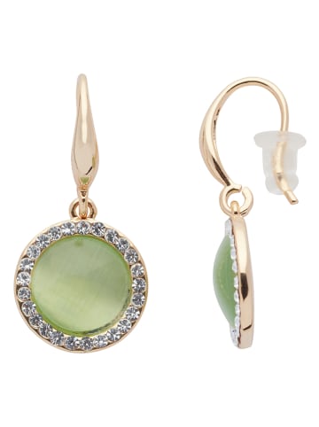 U.S. Polo Assn. Pozłacane kolczyki z kryształami