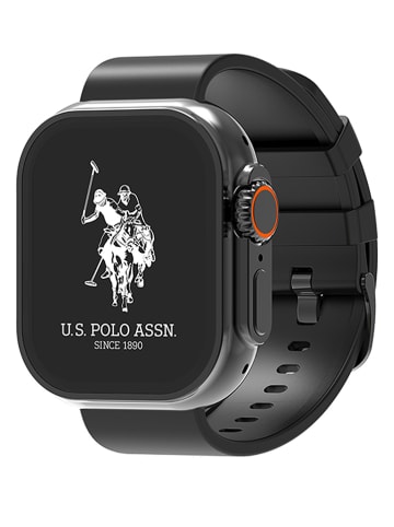 U.S. Polo Assn. Smartwatch in Schwarz/ Braun