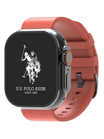 U.S. Polo Assn. Smartwatch in Koralle/ Schwarz