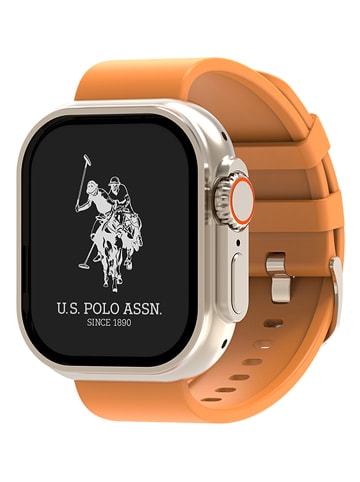 U.S. Polo Assn. Smartwatch in Orange/ Khaki