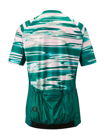 Gonso Koszulka kolarska "Copedello" w kolorze zielonym