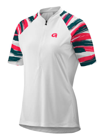 Gonso Koszulka kolarska "Bedollo" w kolorze białym