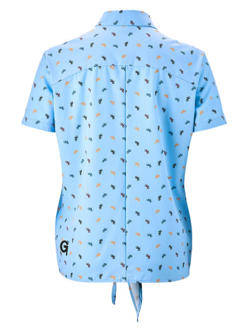 Gonso Fietsblouse "Molveno" blauw