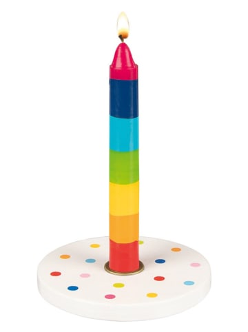 Goki Geburtstagskerzenhalter "Konfetti" - Ø7,5 cm