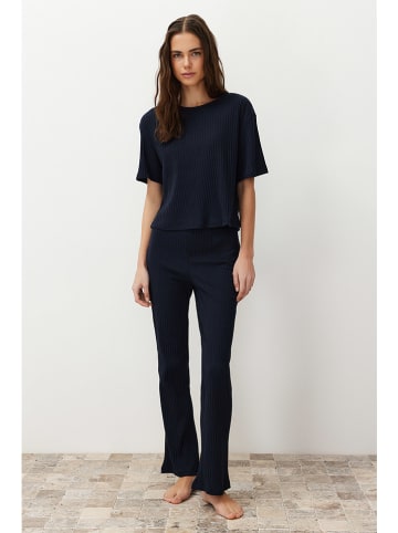 trendyol Pyjama in Dunkelblau
