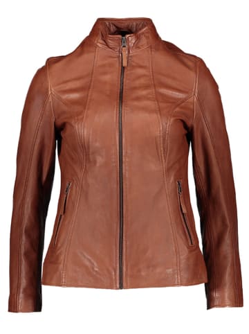 7eleven Lederjacke in Hellbraun