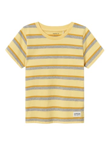 name it Shirt "Flat" geel/grijs