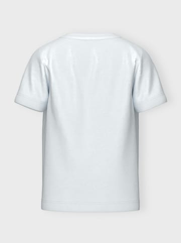 name it Shirt "Hikke" wit/rood