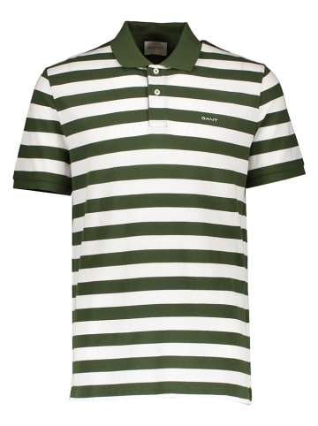 Gant Koszulka polo w kolorze biało-zielonym