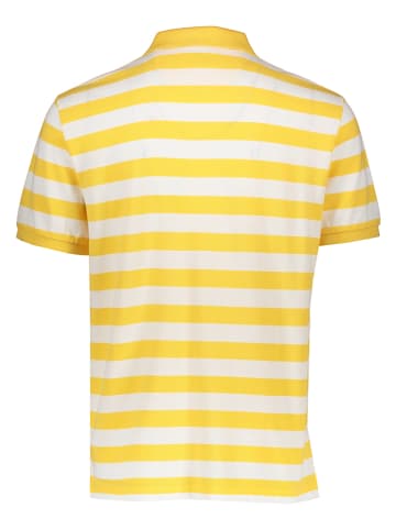 Gant Poloshirt geel/wit