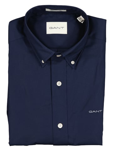 Gant Blouse - regular fit - donkerblauw