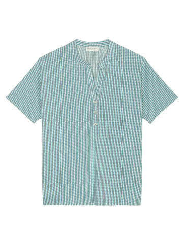 Marc O´Polo Bluse in Mint/ Weiß