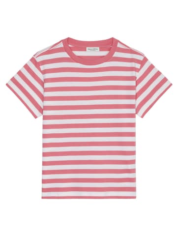 Marc O'Polo Koszulka w kolorze różowo-białym