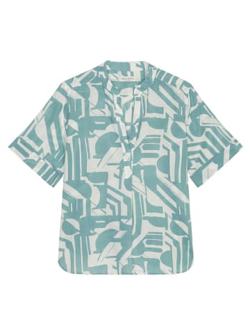 Marc O'Polo Blouse mintgroen/wit