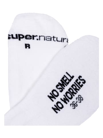 super.natural 2-delige set: voetjes "Invisible Socks" wit