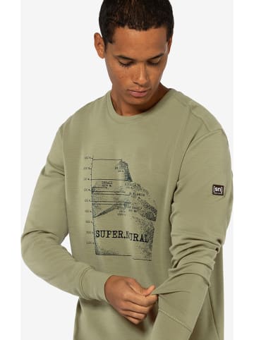 super.natural Sweatshirt "7 Peaks" kaki