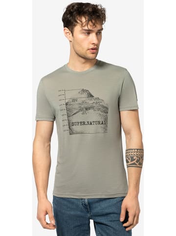 super.natural Koszulka "7 Peaks" w kolorze beżowym