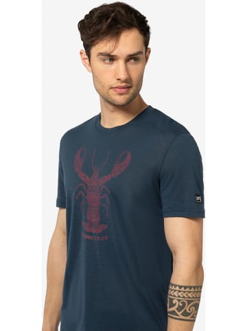 super.natural Koszulka "Tattooes Lobster" w kolorze niebieskim