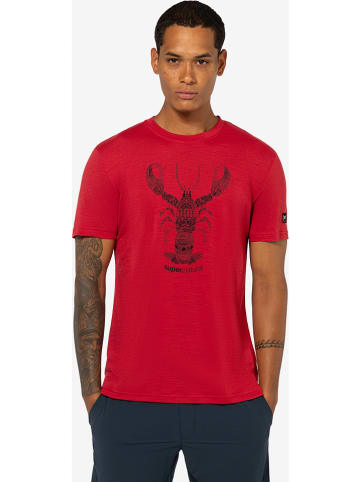super.natural Shirt "Tattooes Lobster" in Rot