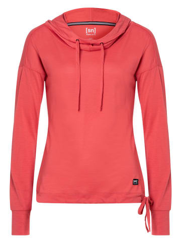super.natural Hoodie "Funnel" in Rot