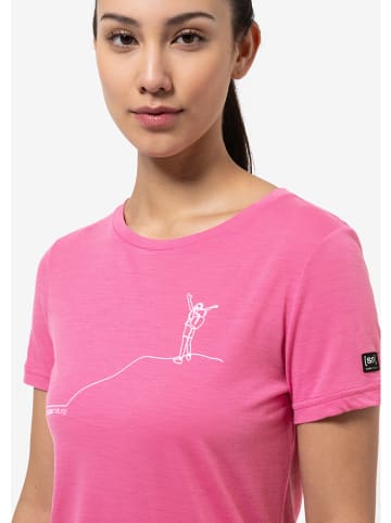super.natural Shirt "Bergglück" in Pink