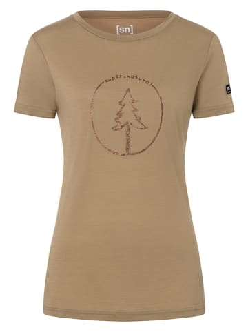 super.natural Shirt "Bubble Tree" in Beige