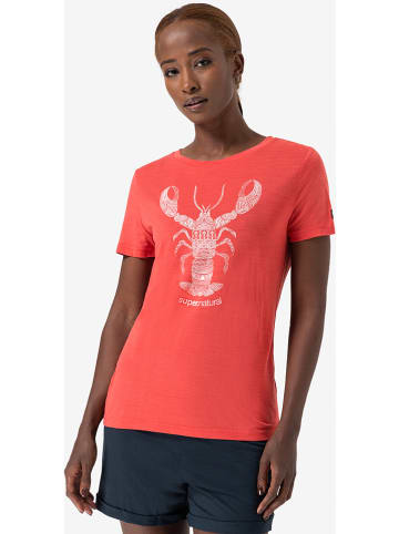 super.natural Shirt "Tattoed Lobster" in Rot