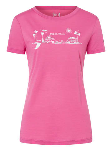 super.natural Shirt "All on Board" in Pink