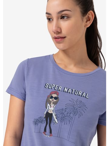 super.natural Koszulka "Hipsy" w kolorze niebieskim
