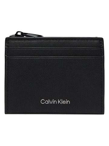 Calvin Klein Skórzane etui w kolorze czarnym na karty