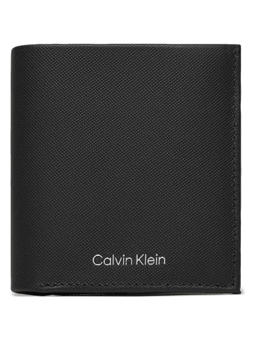 Calvin Klein Leder-Geldbörse in Schwarz