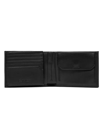 Calvin Klein Leder-Geldbörse in Schwarz