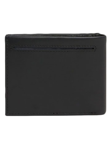Calvin Klein Leder-Geldbörse in Schwarz - (B)11,5 x (H)9 x (T)2 cm
