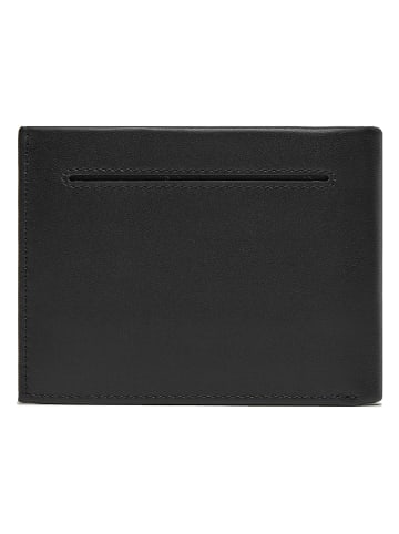 Calvin Klein Leder-Geldbörse in Schwarz